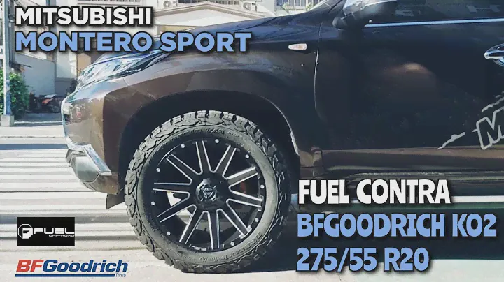 BFGoodrich Ko2 275x55 R20 | Fuel Contra 20x9 | Montero Sport @ RNH Tire Supply